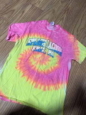 Tie-Dye women’s T-Shirt - Pink & Yellow
